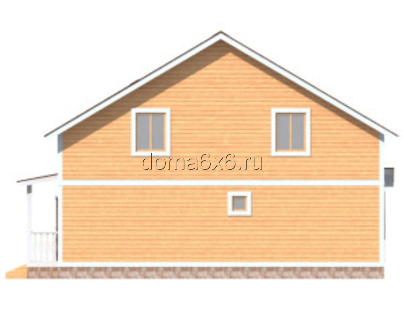 Проект дома из бруса "Ростислав" - 4