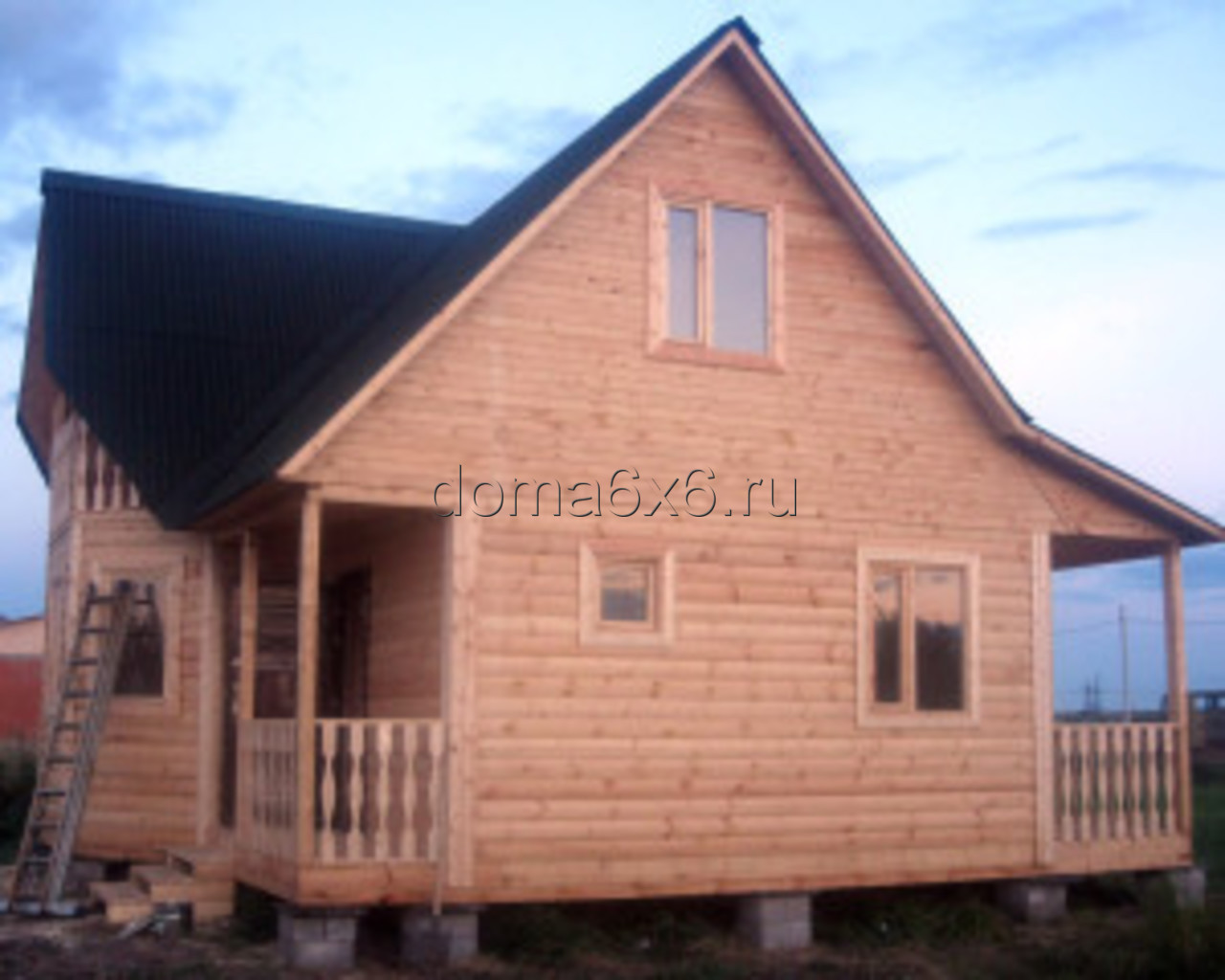 Строительство дома из бруса Владислав с дополнительной террасой - 6