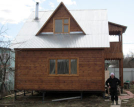 Дом из бруса в Новгородской области